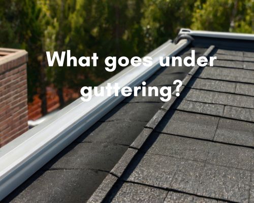 a properly installed home roof gutter