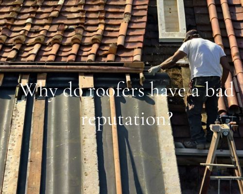 roofer working under the heat of the sun