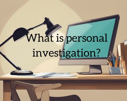 A magnifying glass hovers over scattered clues on a desk, casting a shadow in the soft light of a desk lamp
