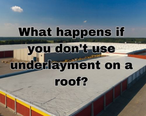 a good roofing installed in a commercial building