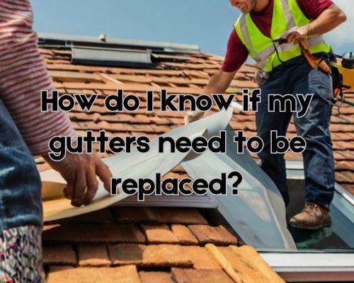 workers doing gutter replacement