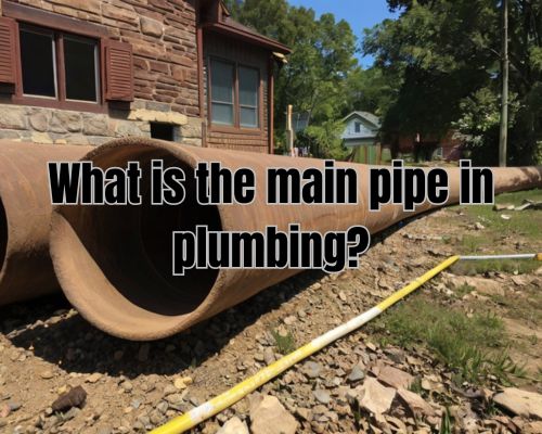a rusty main pipe
