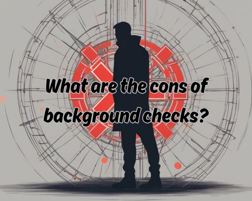 A person's silhouette standing in front of a large red X, with various negative symbols (such as a broken chain or a padlock) surrounding them
