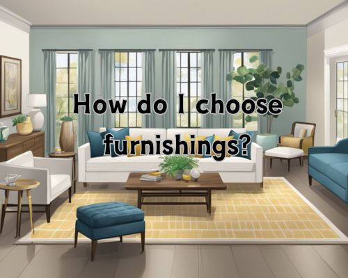 A room with various furniture options displayed in a showroom setting, including sofas, chairs, tables, and decorative accessories
