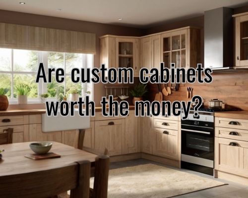 a customized and for finishing kitchen cabinets