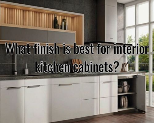 a kitchen with good finish