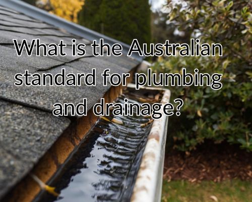 a roof in need of plumbing drainage