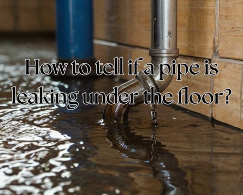 an overflowing water on the floor due to leakage