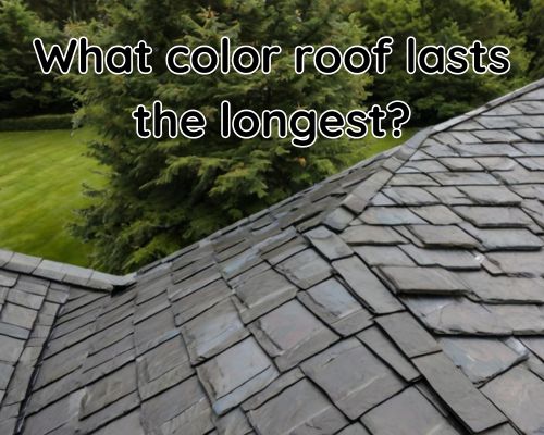 a grey colored-roofing
