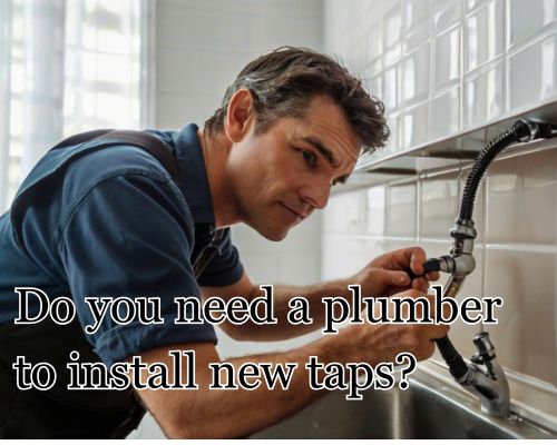 a homeowner installing his own home tap