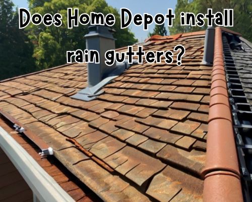 a main guttering of a roof