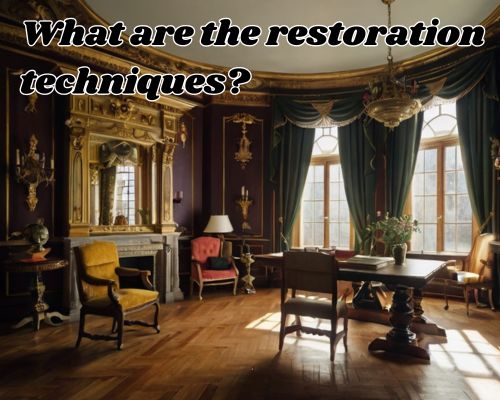 a restored interior with good techniques applied