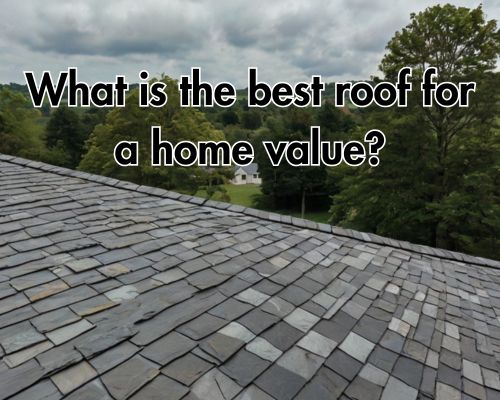 a roof with giving good home value