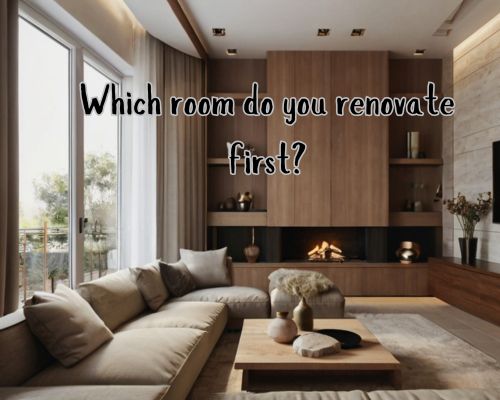 a renovated room