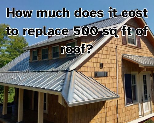 A freshly installed roof with sleek lines and a polished finish