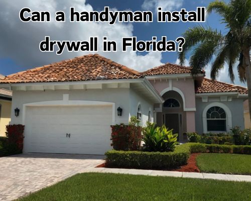 a home with drywall