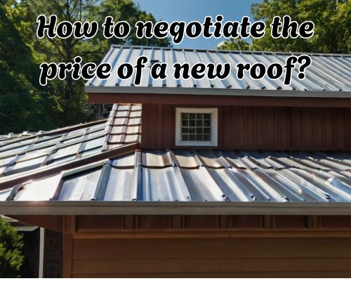 a not so costly metal roofing installed in a home