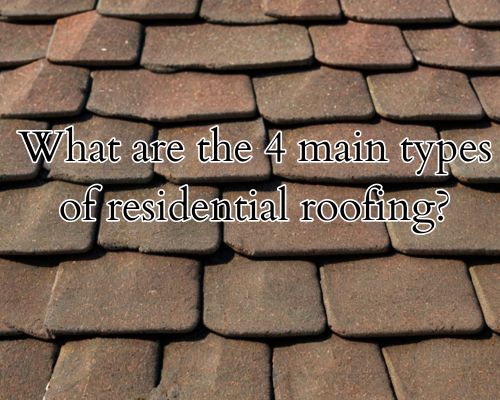 a shingle type of commercial roof