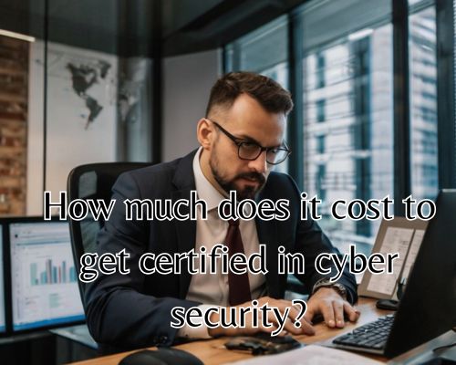 a cybersecurity personnel at work